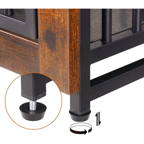 Double Doors Eco-friendly Wooden Dog Crate A Functional and Eco-conscious Choice