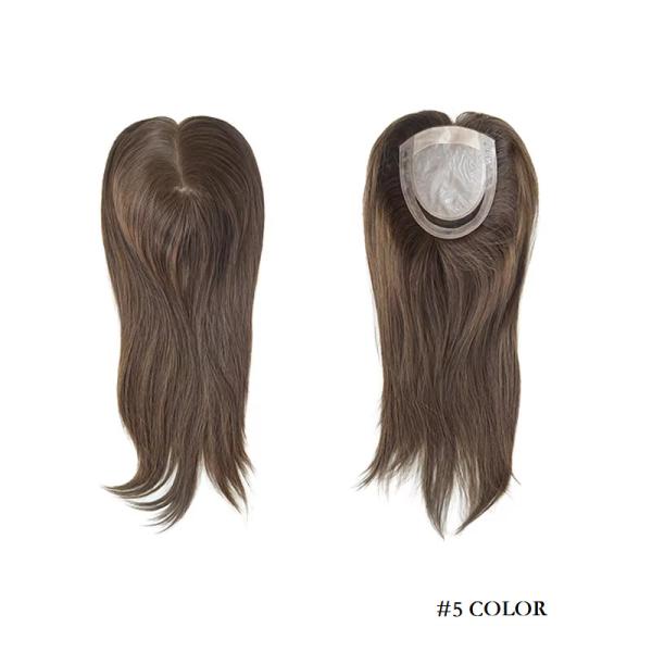 16 100% Chinese Cuticle Remy Hair Toupee for Women Hair Silk Top Hair Topper