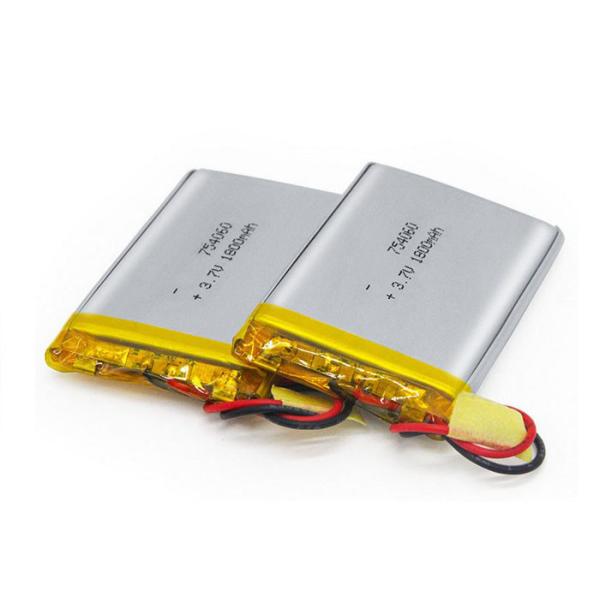 754060 3.7 V Lithium Polymer Battery 1800mAh Lipo Battery Single Cell with PCM
