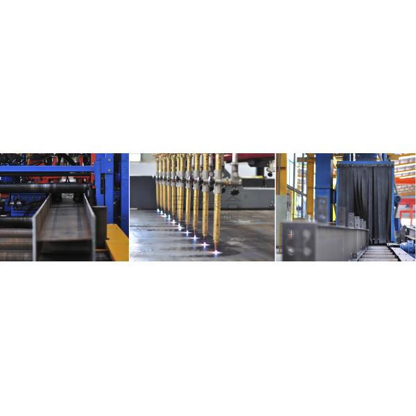 Хранилище холодов логистического склада с сетчатой структурой длинного протяжения и дизайном AutoCAD