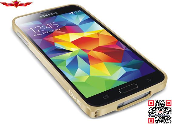 Hot Selling 100% Qualify Ultra Thin 0.7MM Aluminum Bumper For Samsung Galaxy S5 Colorful