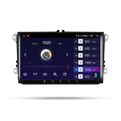 Navegação de Android GPS do carro de 9 polegadas para multimédios de Canbus Carpler da tela da VW 1080P