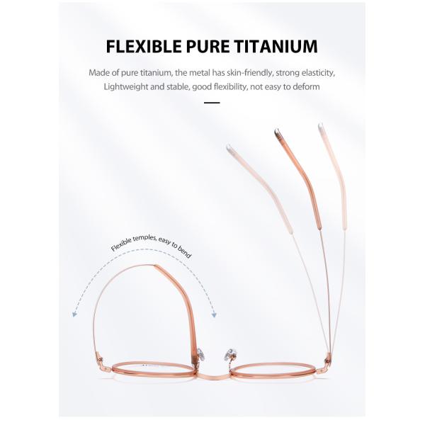 Супер эластичные стекла титана ацетата,   Для ультра светлых взрослых стекел