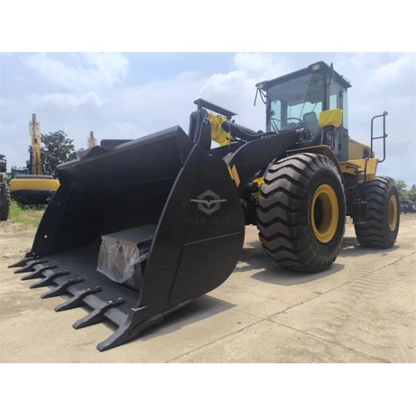 5.5 Ton ZL50GN Carregador de Roda Com 3m3 Rock Bucket, Proteção de Vidro E Câmera