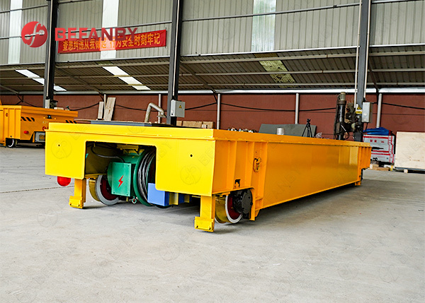 30 Tonne For Boiler Factory Coil Device RGV Robot Transfer Cart