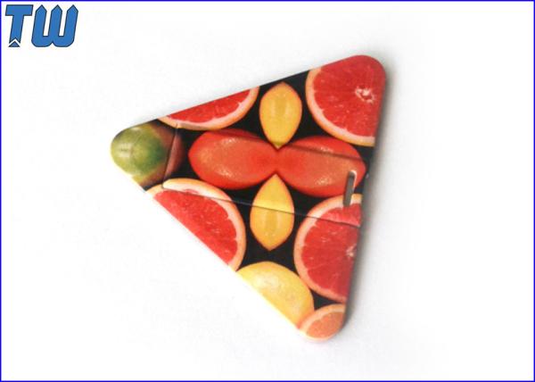 Custom Printing Plastic Triangle Twister 2GB Thumbdrives Stick