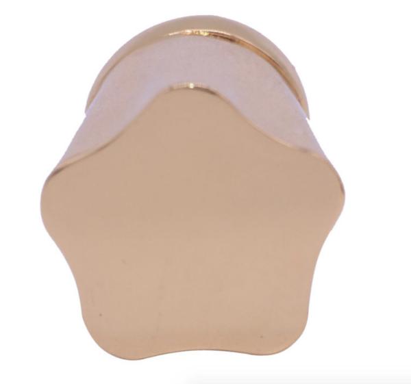 Customized Star Shaped Gold Plated Zinc Alloy Perfume Bottle Caps For High-End Perfume Packaging Solutions