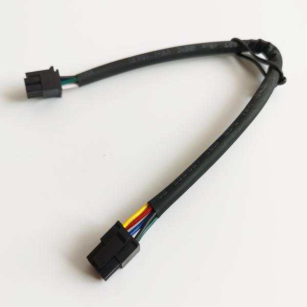 Molex Sim Black PVC Industrial Wiring Harness Jst 26AWG 5C 4mm OD