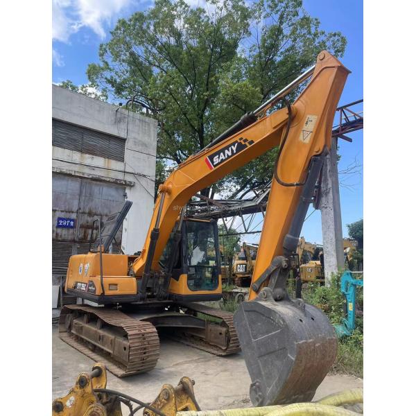 Venta a bajo precio de excavadora y máquina de gancho Sany SY135 de segunda mano de tipo de vía hidráulica original