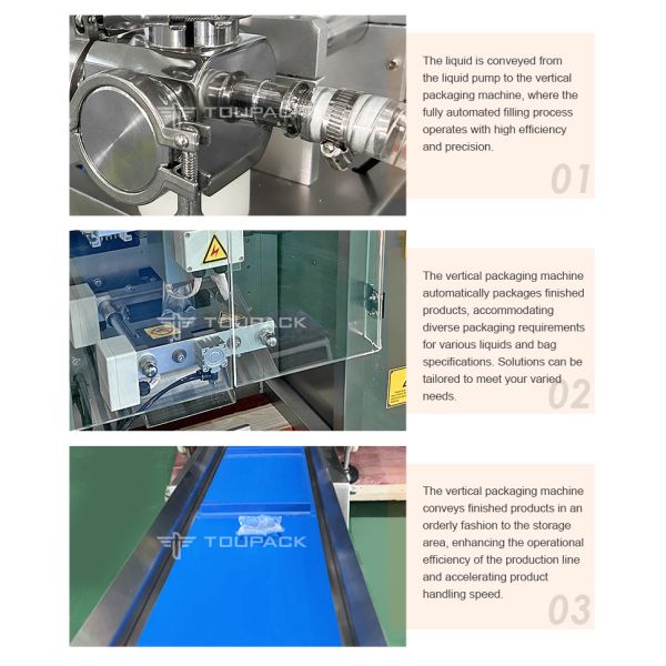 Sachet Liquid Stick Bag Packing Machine Multi-Function Food Beverage Machinery Vertical Filling Sealing Packaging Machine