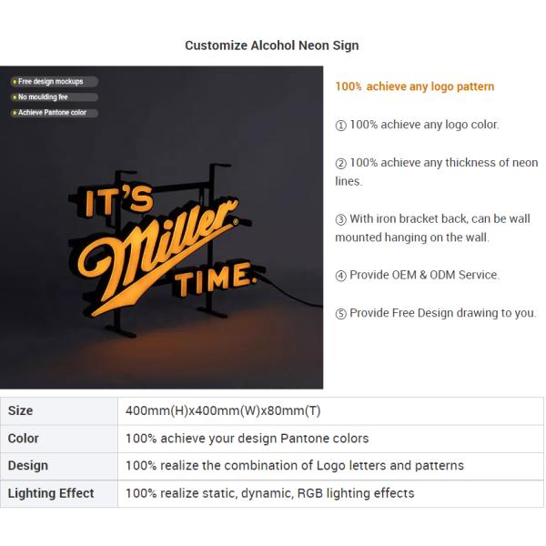 Satom Custom Logo Pantone Colors Neon Light Sign