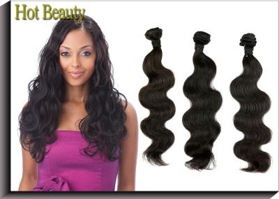 Tangle - Free Cambodian Virgin Hair / Malaysian Body Wave Hair Extensions Sleek