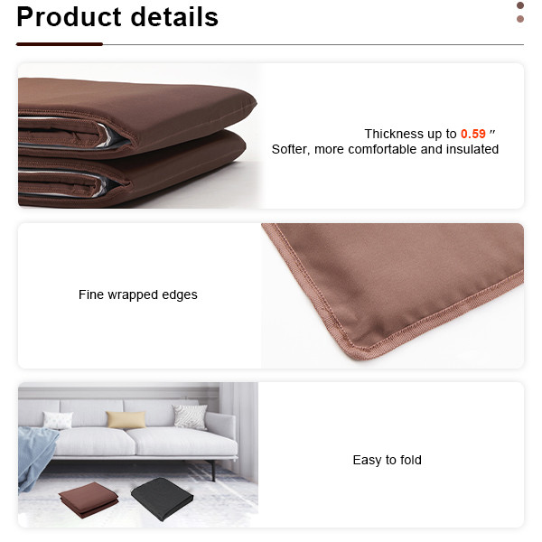 Водонепроницаемая двойная спальная коврик кемпинг на открытом воздухе пешие прогулки трехслойная спальная подушка