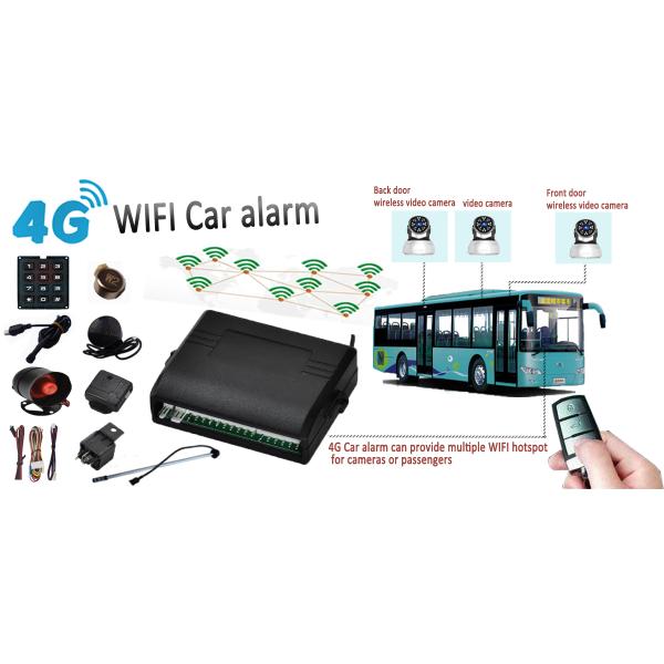 Remote Control Vehicle Security System WiFi Hotspot 4G GPS Tracker Anti Theft Alarm