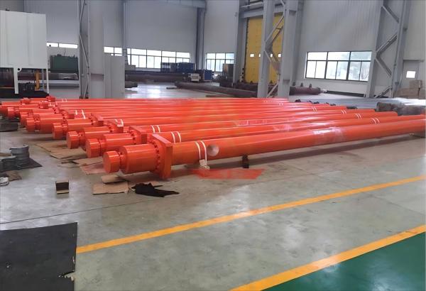 Water Conservancy Hydraulic Piston Cylinder 150T Capacity Stainless Floodgate Operation