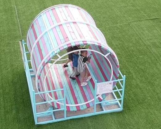 Naughty Castle Amusement Park Happy Drum Roller for Kids