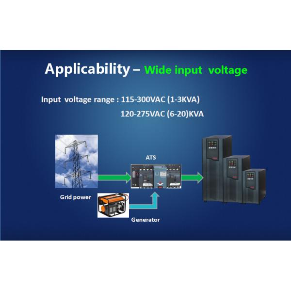 AC - DC - AC Inverter High Frequency Online UPS Uninterruptable Power Supply 10KVA
