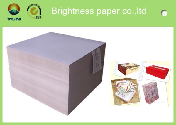 smooth surface duplex board grey back 350g 700*1000mm for printing and packaging