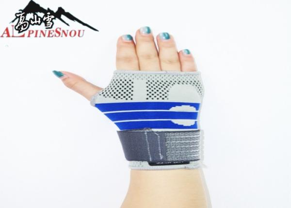Durée de vie tricotée de vitesse de sports de silicagel longue de gymnase de protecteurs protecteurs de paume