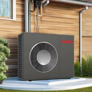 16 кВт R290 EVI Воздушный источник тепловой насос для гостиничных бытовых Порошкообразованная оцинкованная сталь