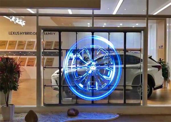 5500 Nits Transparent LED Screens Panel P5mm Retail Shops Advertising 960 x 640mm