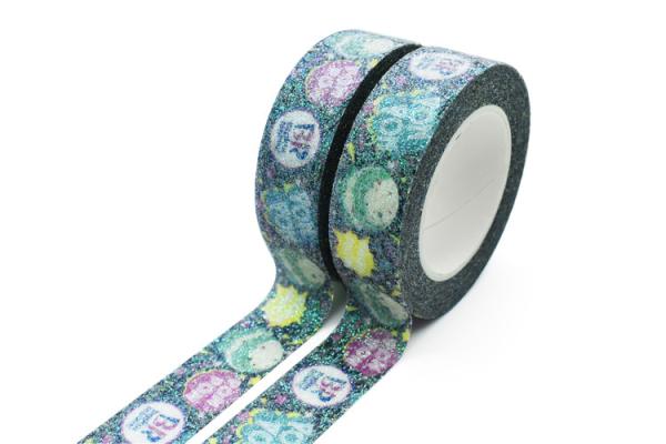 Easy Tearing Glitter Colorful Washi Tape Stickers