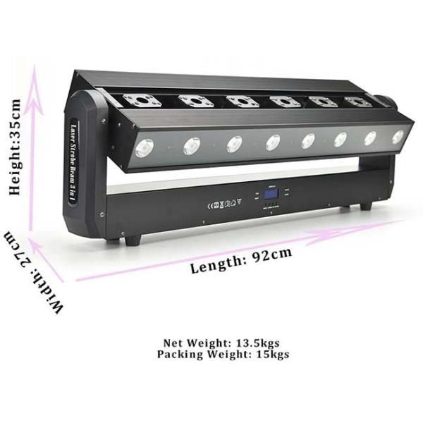 Строба луча DJ луча лазера Rgb света Адвокатуры лазера головы лазера многофункционального двигая свет строба красного жирного двигая главный