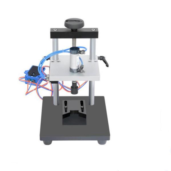 Small Portable Desktop Pneumatic Perfume Capper Collaring Machine Stainless Steel