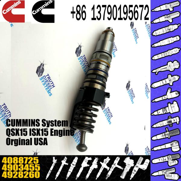 4088725 Genuine Diesel Engine Common Rail QSX15 Fuel Injector 4903455 4928264 4928260 4928260PX 4928260RX