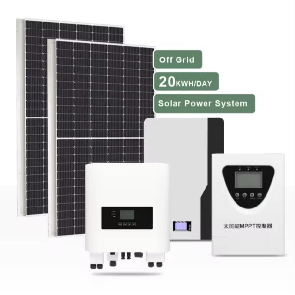Solar Energy Mounting System Home Use 1KW 5KW 10KW 20KW Off Grid Solar Panel System