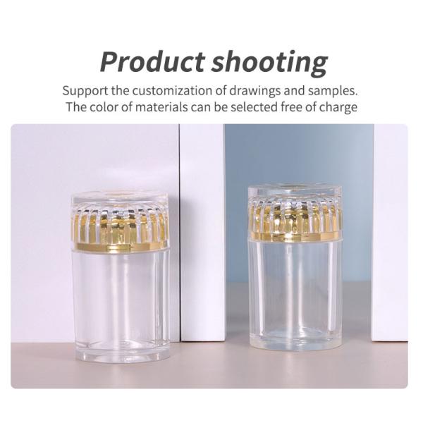 Botella de perfume cuadrada de vidrio de lujo 30ml 50ml 100ml con SPRAYER de bomba Tipo de sellado y manipulación de la superficie de la pantalla de impresión