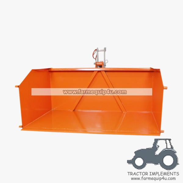 5TTBX - Farm equipment tractor 3point hitch tipper transport box,link box 5ft
