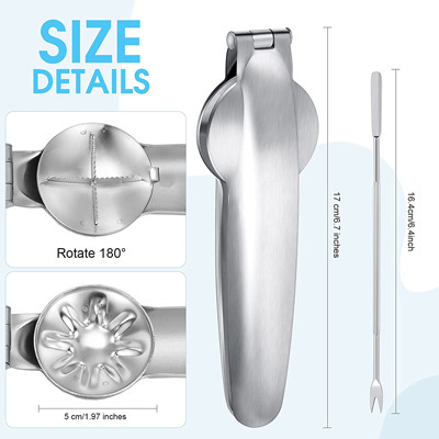 Multifunctional Chestnut Stainless Steel Nut Opener Modern Style