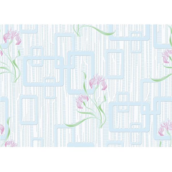 Papier peint non tissé moderne de modèle de fleur pour le divertissement/ménage, approbation de GV CSA