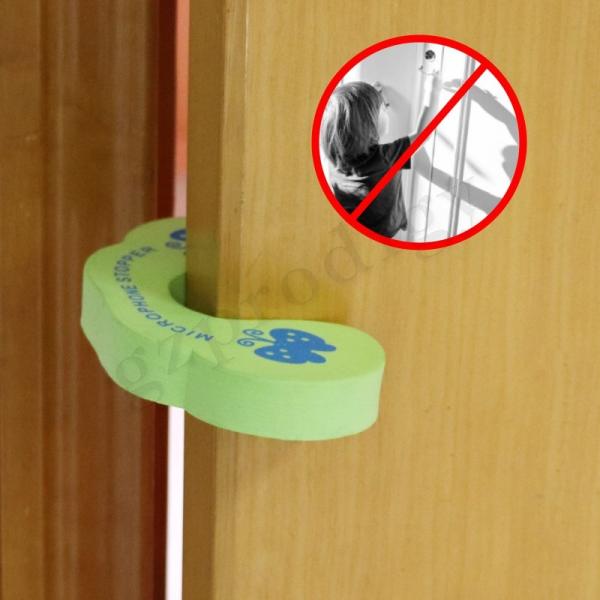 Nontoxic Odorless Child Proof Door Stopper , Anti Abrasion Cartoon Door Clamp