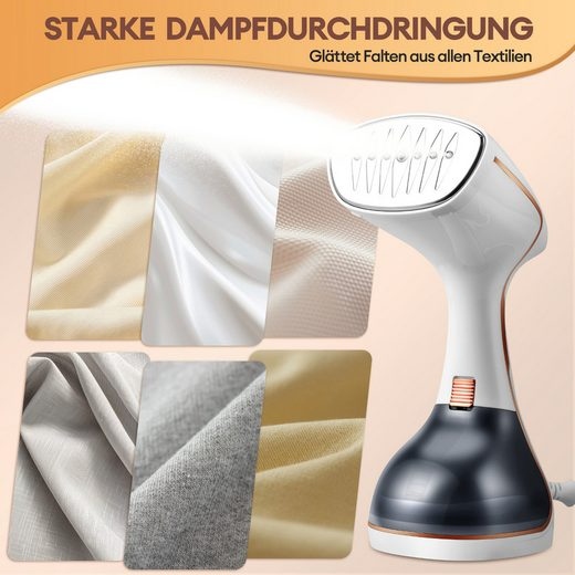 Household Electric Portable Vertical Steamer 3.2L Quick Heat Ironing Clothes for Car & Outdoor Use Travel