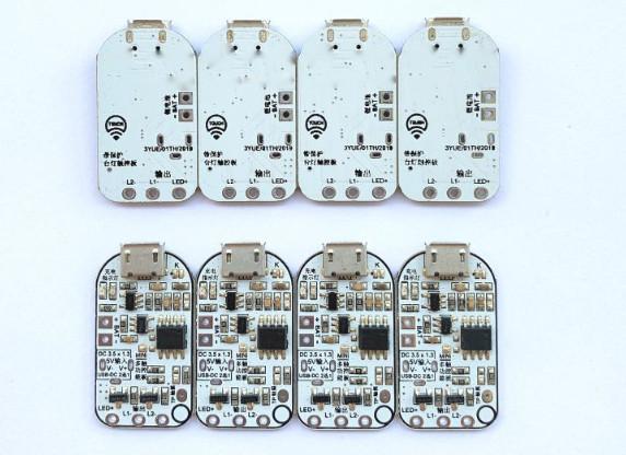 PCBA para Lâmpada de mesa de controle táctil com três LEDs de atenuação sem passo