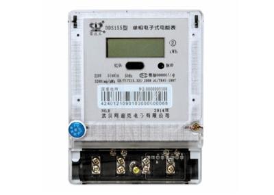 Medidor de poder do KWH do medidor elétrico de fase RS485 monofásica