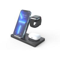 Station de recharge pliable 5 en 1 Airpods Iwatch Recharge rapide Iphone avec lumière de nuit 2w