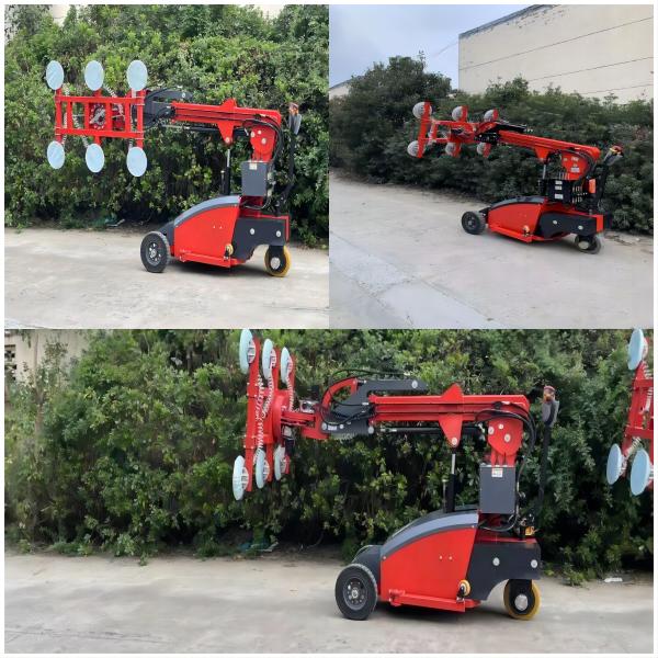 Портативный вакуумный подъемник для стекла, высота подъема 3,5 м, всасывающий подъемник для стеклянной панели