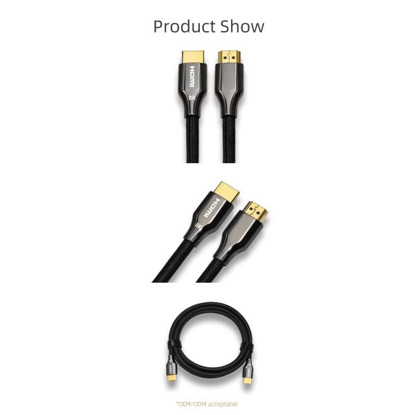 30AWG HDMI Copper Cable 4K 120Hz UHD HDR For PS4 HDTVs Project