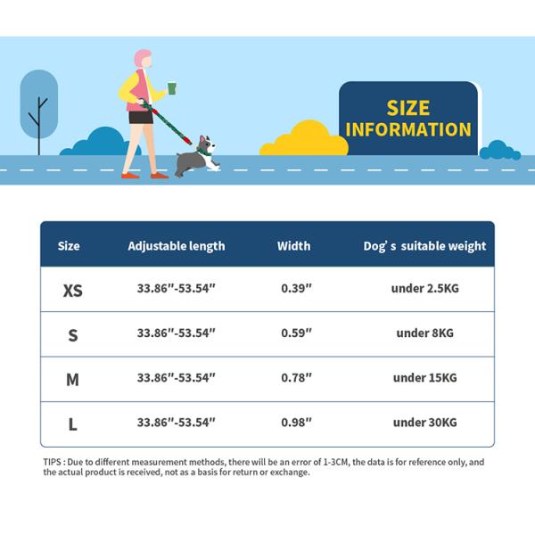 Soft Sponge Padded Neoprene Handle Dog Leash For Medium And Large Dogs