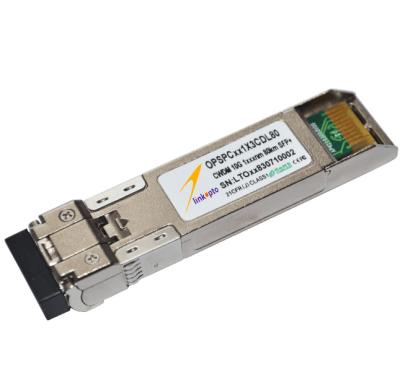 transceptores de 10G DWDM SFP+, faixa da grade C da UIT do módulo do transceptor da fibra ótica