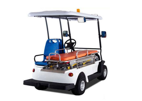 White Custom Street Legal Golf Carts Two Seater For Ambulance CE Approved