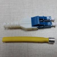 Conector de Uniboot do LC da fibra ótica, conector 0.9mm do LC da fibra do único modo