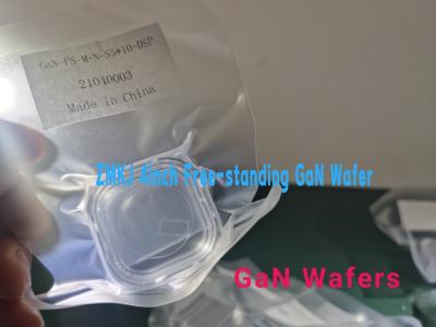 M-linha central Undoped HVPE GAN Wafers For de 10X10mm semiconducting
