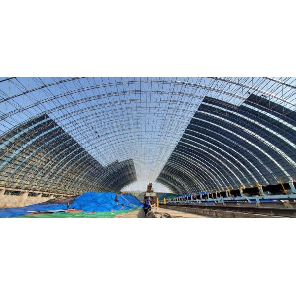 Seismic Resistant Large-Span Steel Structure Stadium with Prefabricated Construction for Sports Venues