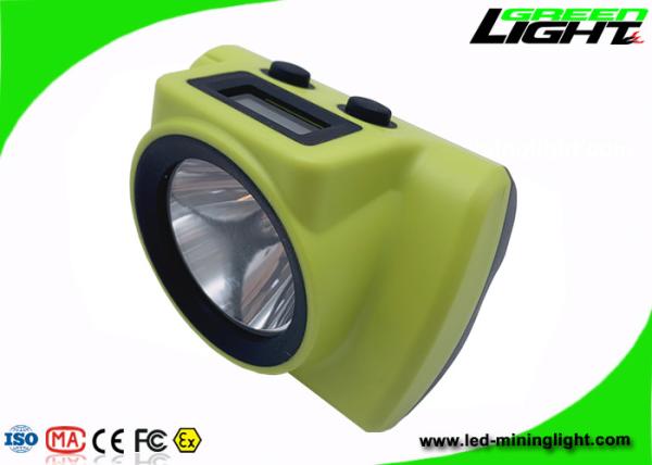 Underground Hard Rock Cordless Mining Cap Lamps , Miners Hard Hat Lamp For Tunneling