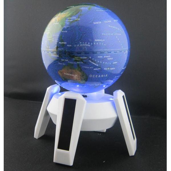 No battery and auto - rotary Solar Powered Globe with clockwise & anticlockwise mode
