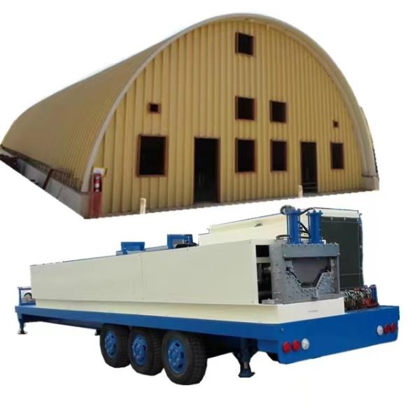 0.8-1.5mm espessura ACM sem grade 914-610 K Span Arco Roof Machine com 36 metros Proper Span